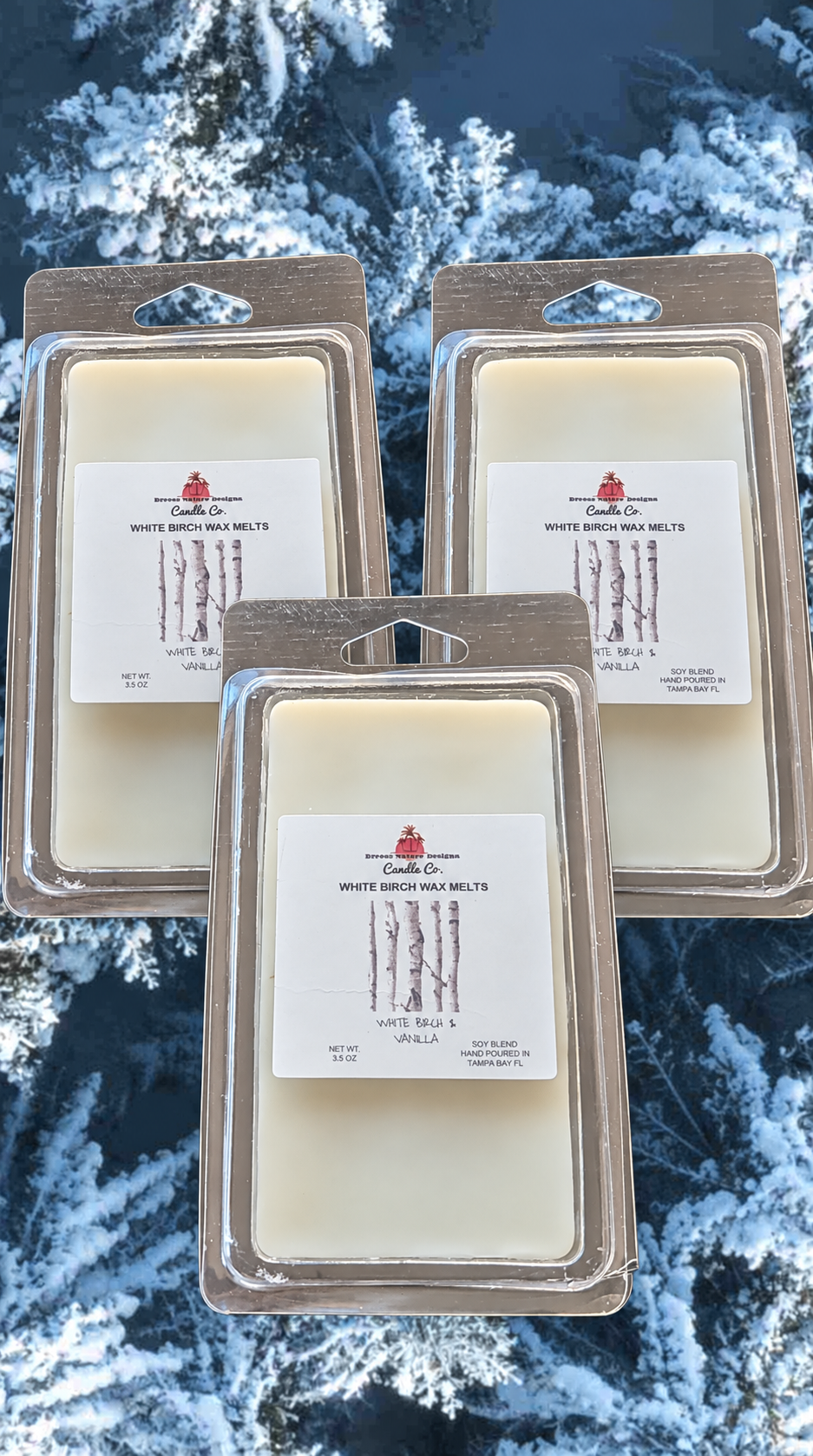 Soy Blend Wax Melts | Coastal-Inspired Fragrance Cubes 3  pcs