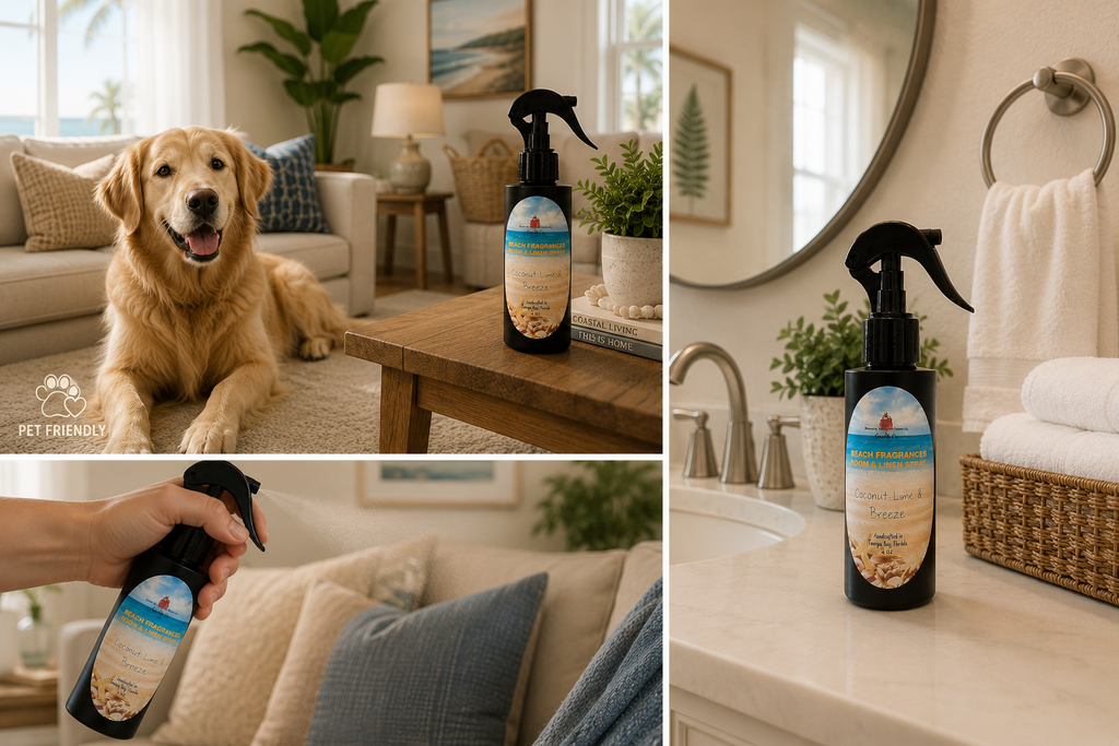 Fresh Scent Room & Linen Spray | Pump Spray Bottle