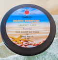 8 oz Soy Blend Candle Black Tin | Coastal Handcrafted Candle
